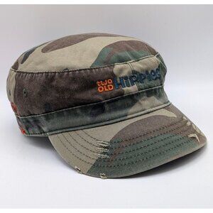 Two Old Hippies Peace Love Rock N’ Roll Military Camo Cap Hat Nashville Fashion